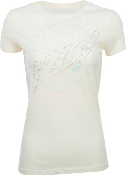 FLY RACING - WOMENS CYCLE TEE IVORY 2X - Image 1