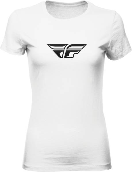 FLY RACING - WOMEN'S FLY F-WING TEE WHITE 2X - Image 1