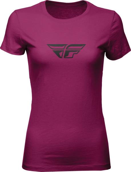 FLY RACING - WOMEN'S FLY F-WING TEE DARK MAGENTA 2X - Image 1