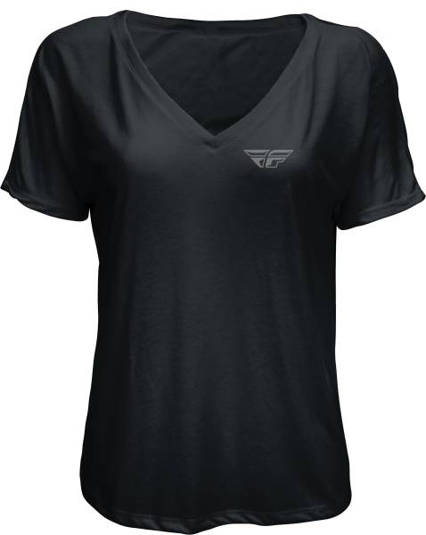 FLY RACING - WOMEN'S FLY CRUSH TEE BLACK 2X - Image 1