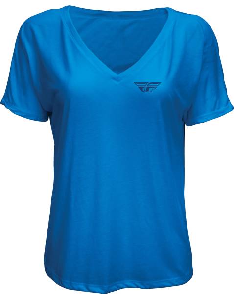 FLY RACING - WOMEN'S FLY CRUSH TEE ROYAL BLUE 2X - Image 1