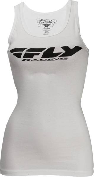 FLY RACING - CORPORATE LADIES TANK WHITE X - Image 1