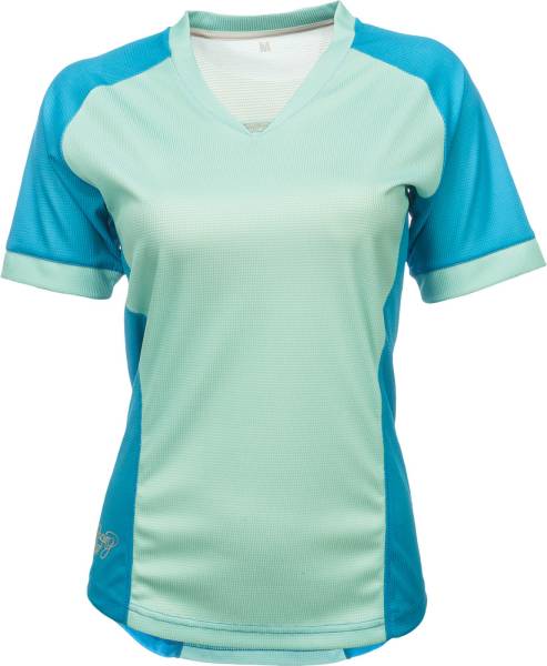 FLY RACING - LILLY LADIES JERSEY TURQUOISE XS - Image 1