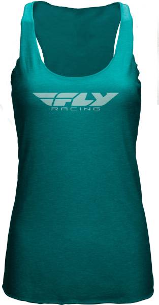 FLY RACING - WOMEN'S FLY CORPORATE TANK TEAL 2X - Image 1