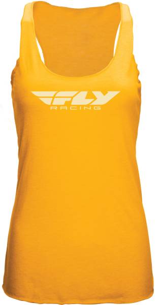 FLY RACING - WOMEN'S FLY CORPORATE TANK YELLOW 2X - Image 1