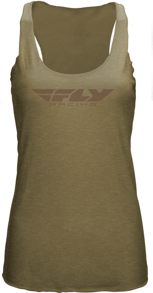 FLY RACING - WOMEN'S FLY CORPORATE TANK OLIVE 2X - Image 1