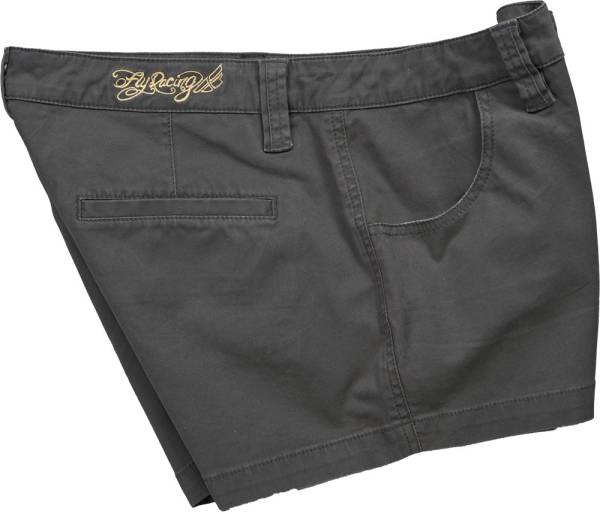 FLY RACING - MX-QUISITE SHORT CHARCOAL SZ 7/8 - Image 1