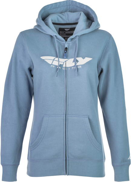 FLY RACING - WOMEN'S FLY CORPORATE ZIP UP LIGHT BLUE 2X - Image 1