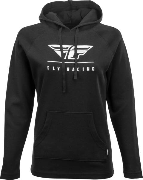 FLY RACING - FLY WOMEN'S CREST HOODIE BLACK 2X - Image 1