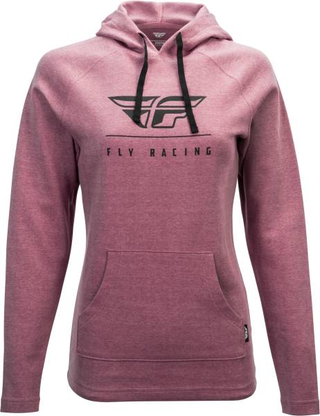 FLY RACING - FLY WOMEN'S CREST HOODIE MAUVE 2X - Image 1