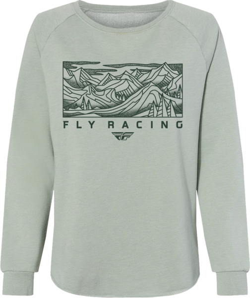 FLY RACING - WOMEN'S FLY TRAIL SWEATSHIRT SAGE 2X - Image 1