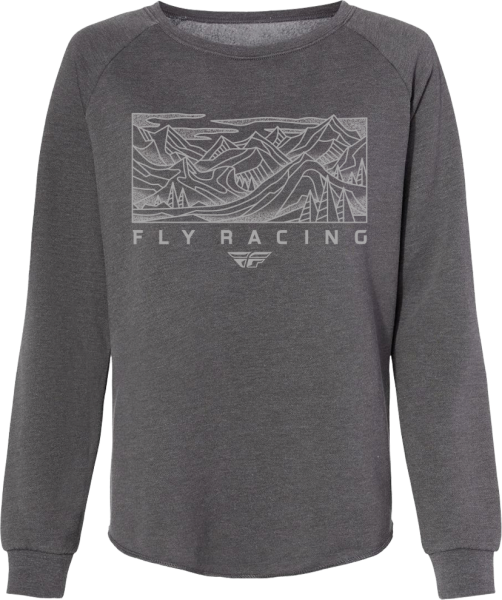 FLY RACING - WOMEN'S FLY TRAIL SWEATSHIRT CHARCOAL 2X - Image 1