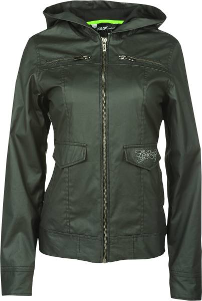 FLY RACING - WAXED JACKET BLACK 2X - Image 1