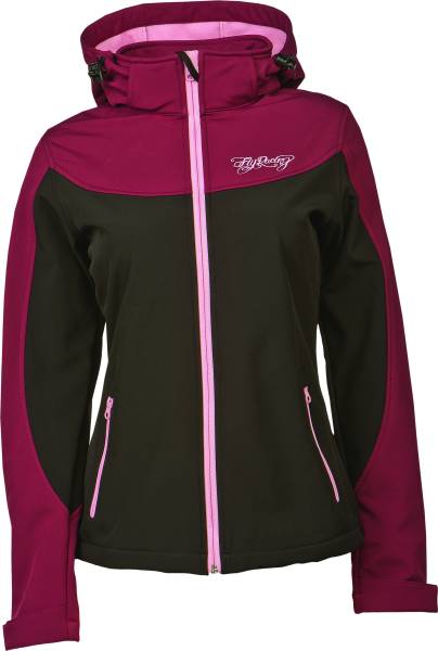 FLY RACING - PINNED & NEEDLES JACKET BERRY/BLACK 2X - Image 1