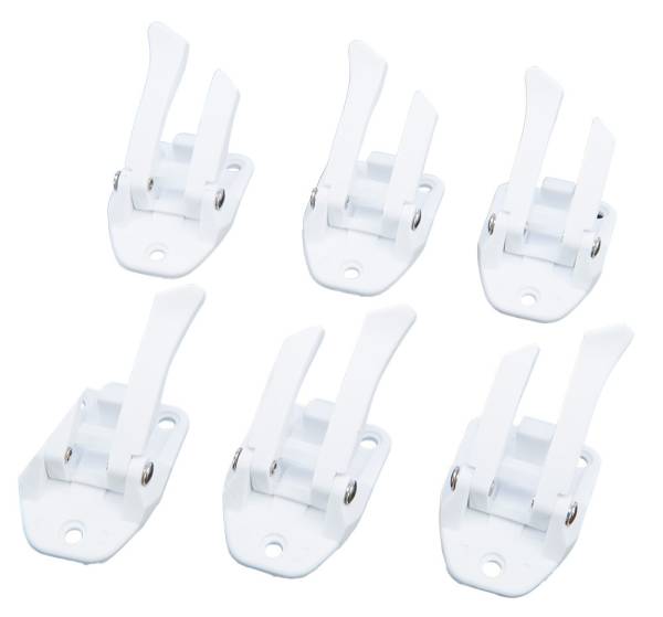 FLY RACING - YOUTH MAVERIK BOOT STRAP KIT BUCKLE/LEVER SZ 01-06 WHITE - Image 1