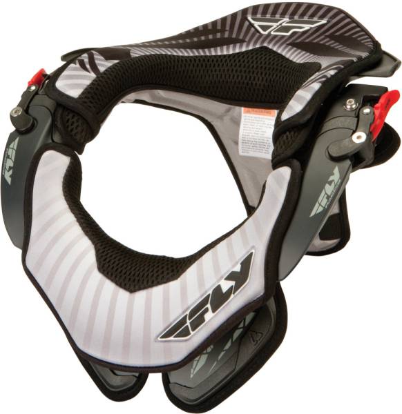 FLY RACING - VALOR MX BRACE BLACK/WHITE S/M - Image 1