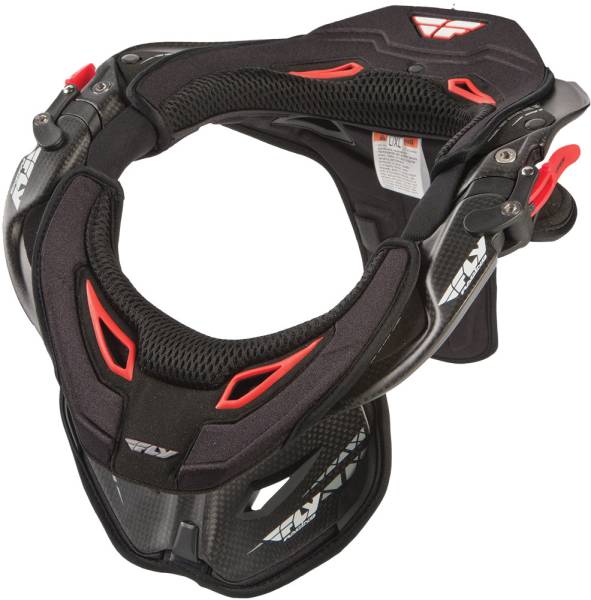 FLY RACING - PRO LITE CARBON NECK BRACE BLACK S/M - Image 1