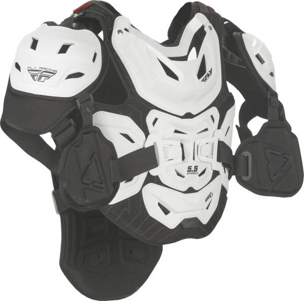 FLY RACING - 5.5 PRO CHEST PROTECTOR (WHITE) - Image 1