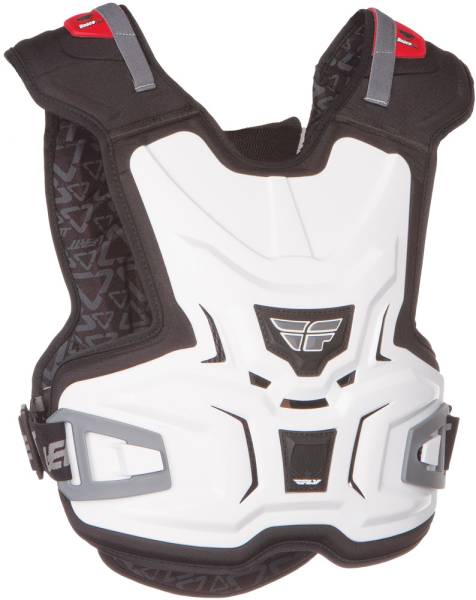 FLY RACING - JUNIOR BODY VEST LITE WHITE L/X - Image 1