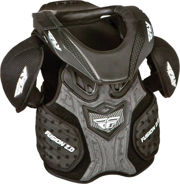 FLY RACING - FUSION PROTECTION VEST BLACK YOUTH S/M - Image 1