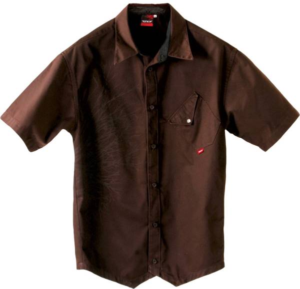 FLY RACING - ROCKER SHIRT CHOCO LATE S - Image 1