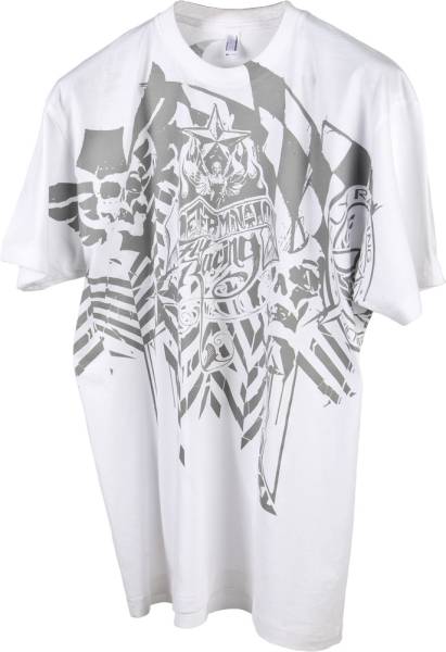 FLY RACING - TEE CHAOS WHT SM - Image 1