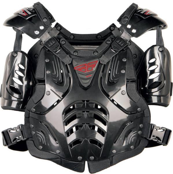 FLY RACING - CONVERTIBLE II ROOST GUARD BLACK ADULT - Image 1