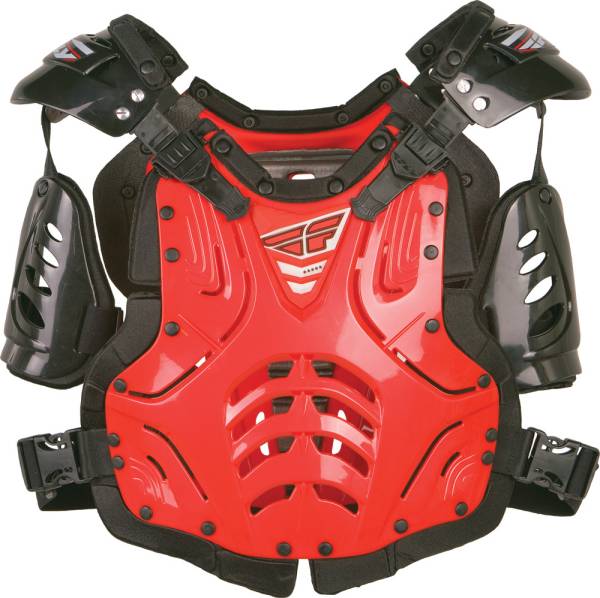 FLY RACING - CONVERTIBLE II ROOST GUARD RED JUNIOR - Image 1