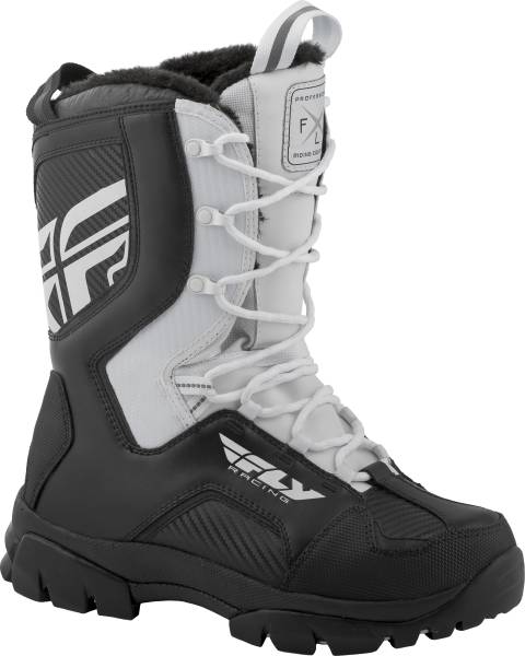 FLY RACING - MARKER BOOTS BLACK/WHITE SZ 07 - Image 1