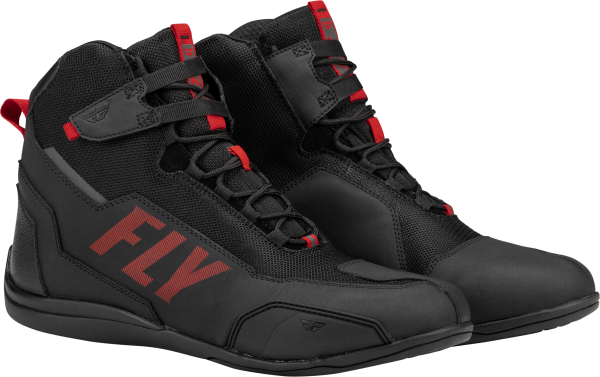 FLY RACING - M21 RIDING SHOES BLACK/RED 07 - Image 1