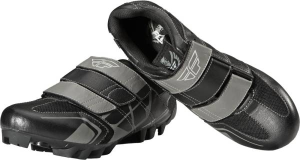 FLY RACING - TALON II SHOES BLACK/GREY SZ 8 - Image 1