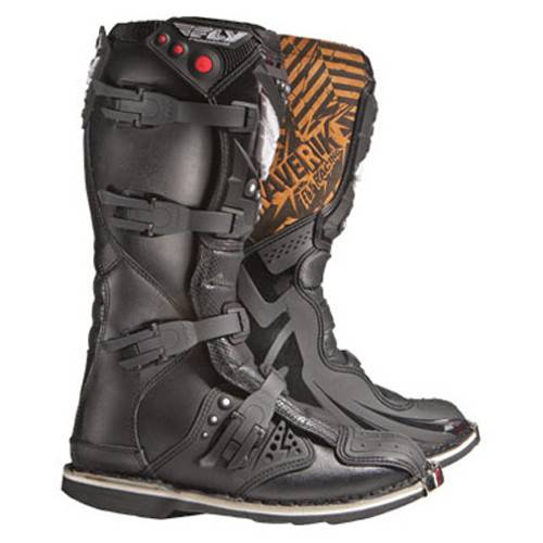 FLY RACING - MAVERIK BOOTS BLACK SZ 7 - Image 1