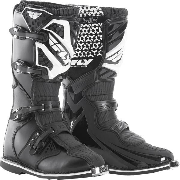 FLY RACING - MAVERIK MX BOOTS BLACK SZ Y10 - Image 1