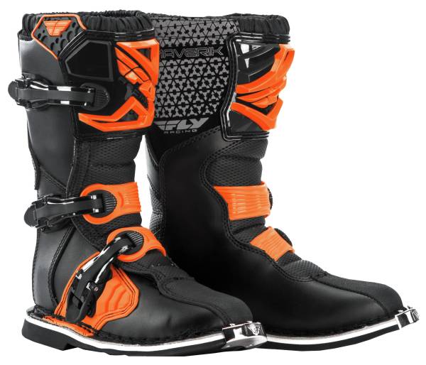 FLY RACING - MAVERIK MX BOOTS ORANGE SZ 01 - Image 1