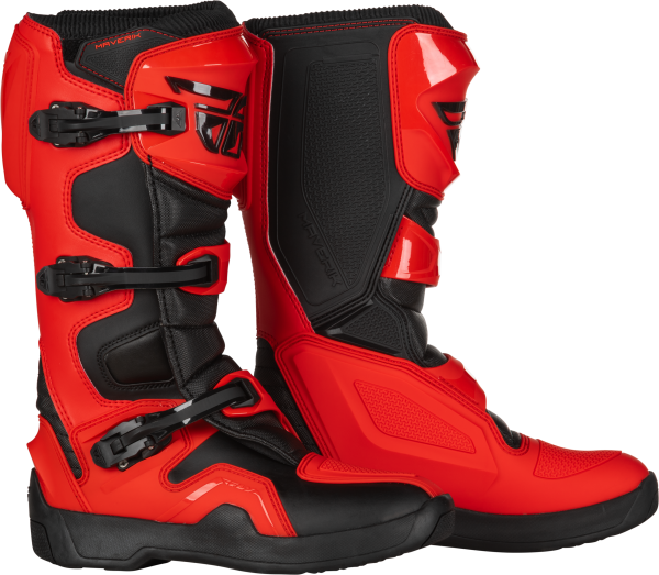 FLY RACING - MAVERIK BOOTS RED/BLACK SZ 07 - Image 1