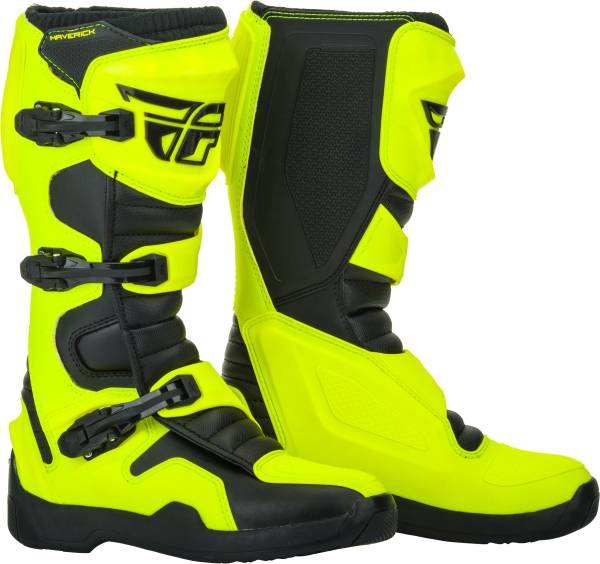 FLY RACING - MAVERIK BOOTS HI-VIS/BLACK SZ 07 - Image 1