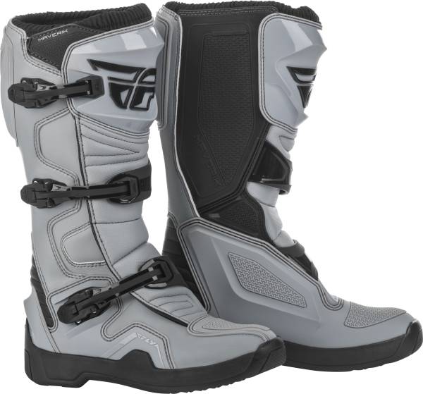 FLY RACING - MAVERIK BOOTS GREY/BLACK SZ 07 - Image 1