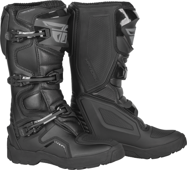 FLY RACING - MAVERIK ENDURO BOOTS BLACK SZ 07 - Image 1