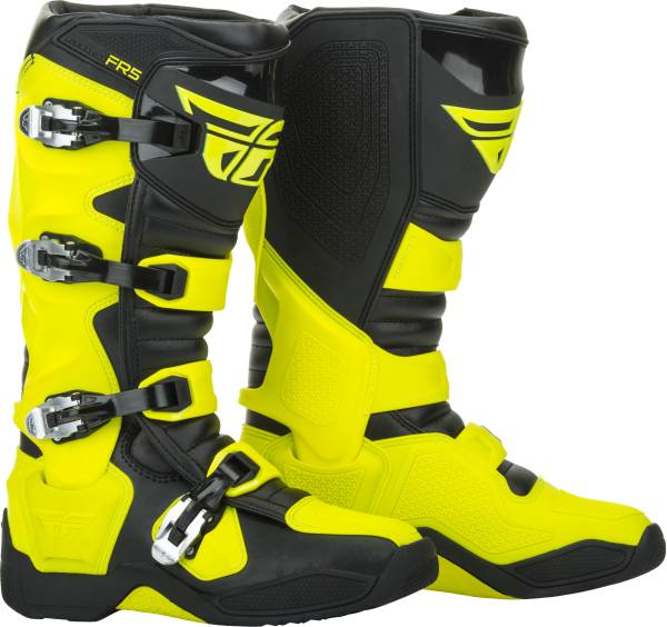 FLY RACING - FR5 BOOTS HI-VIS YELLOW SZ 07 - Image 1