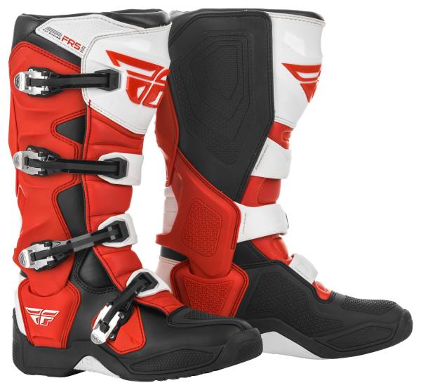 FLY RACING - FR5 BOOTS RED/BLACK/WHITE SZ 08 - Image 1