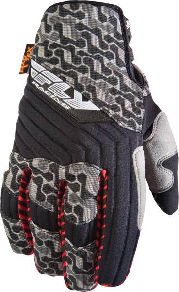 FLY RACING - SWITCH MX GLOVES BLACK/GREY SZ 8 - Image 1