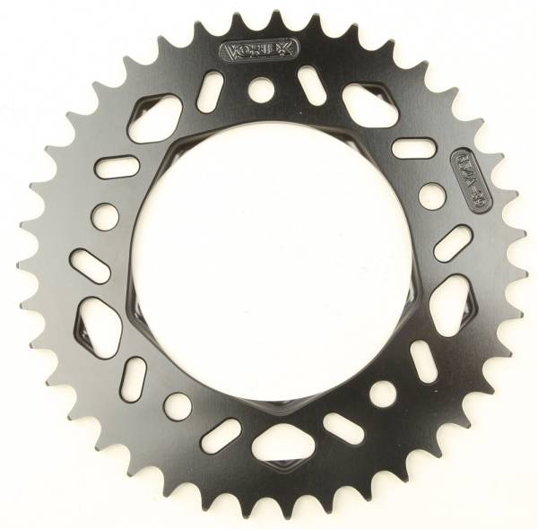 VORTEX - REAR F5 SPROCKET ALUMINUM 39T-520 BLK HC YAM - Image 1