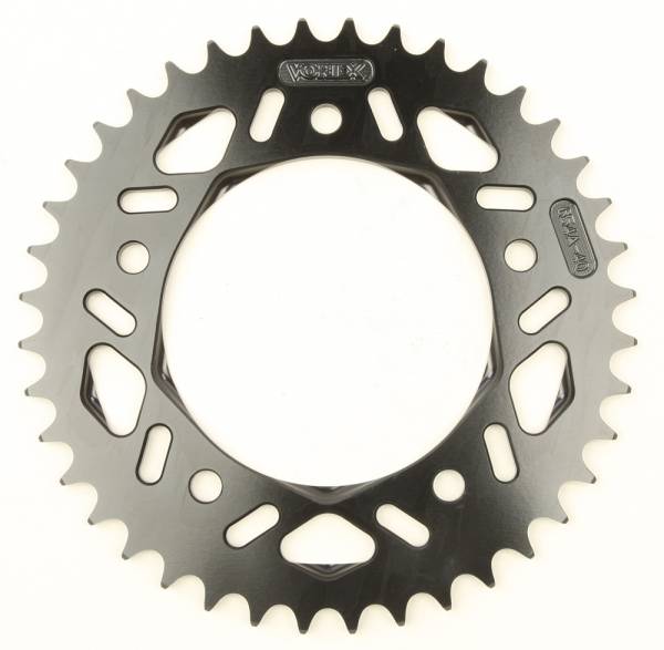 VORTEX - REAR F5 SPROCKET ALUMINUM 40T-520 BLK HC YAM - Image 1