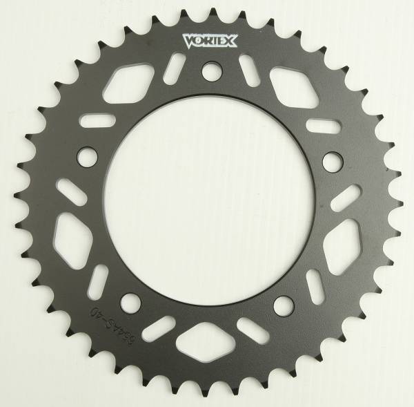 VORTEX - REAR SPROCKET STEEL 40T-520 BLK YAM - Image 1