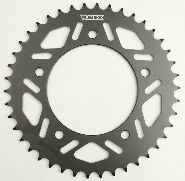 VORTEX - REAR SPROCKET STEEL 42T-520 BLK YAM - Image 1