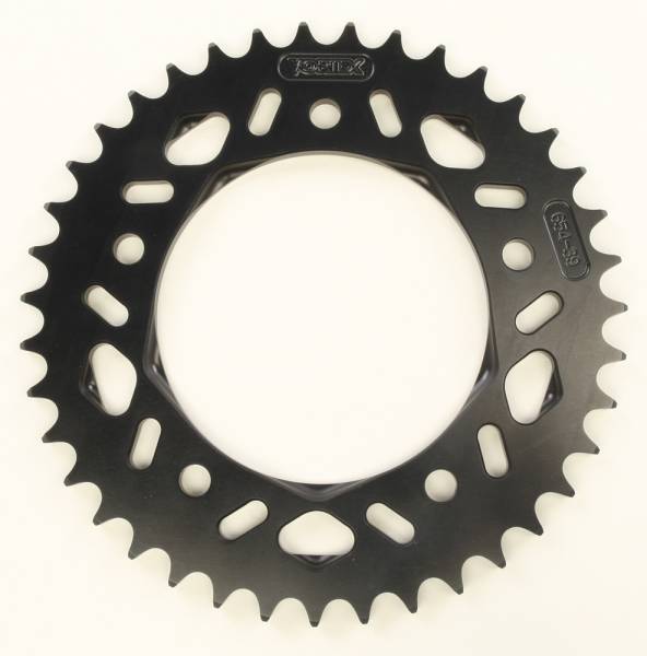 VORTEX - REAR F5 SPROCKET ALUMINUM 39T-525 BLK HC YAM - Image 1