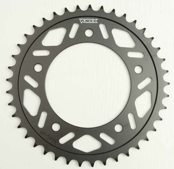 VORTEX - REAR SPROCKET STEEL 41T-525 BLK YAM - Image 1