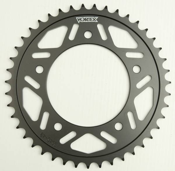 VORTEX - REAR SPROCKET STEEL 43T-525 BLK YAM - Image 1