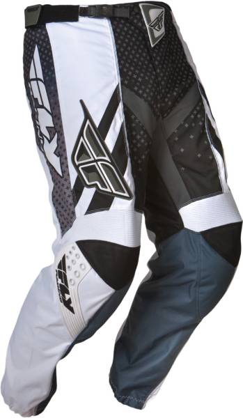 FLY RACING - F-16 RACE PANT BLACK/WHITE SZ 22 - Image 1