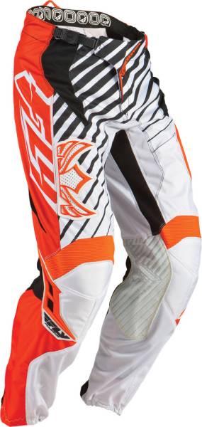 FLY RACING - KINETIC RS PANT ORANGE/WHITE SZ 32 - Image 1